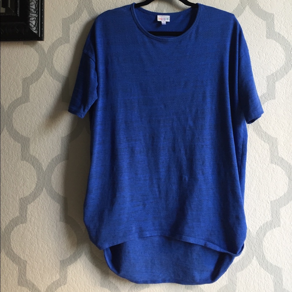 Blue Irma short sleeve top