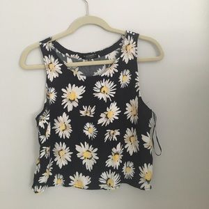 Floral crop top