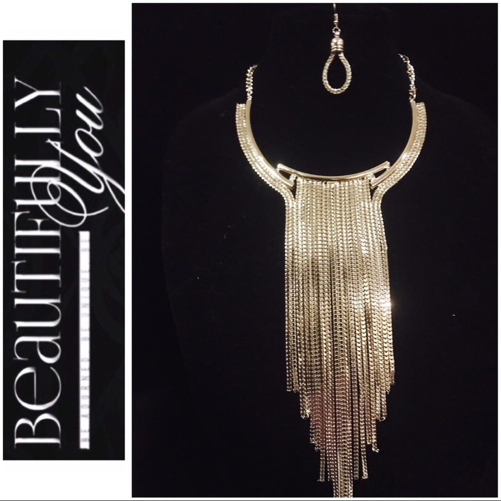Chains Collar Necklace Set