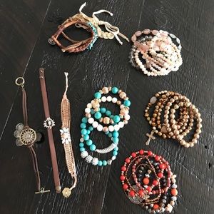 Assortment of Buckle Bracelets.