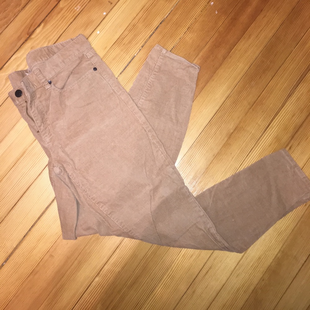 J Crew Corduroy Toothpick Pants Sz 30