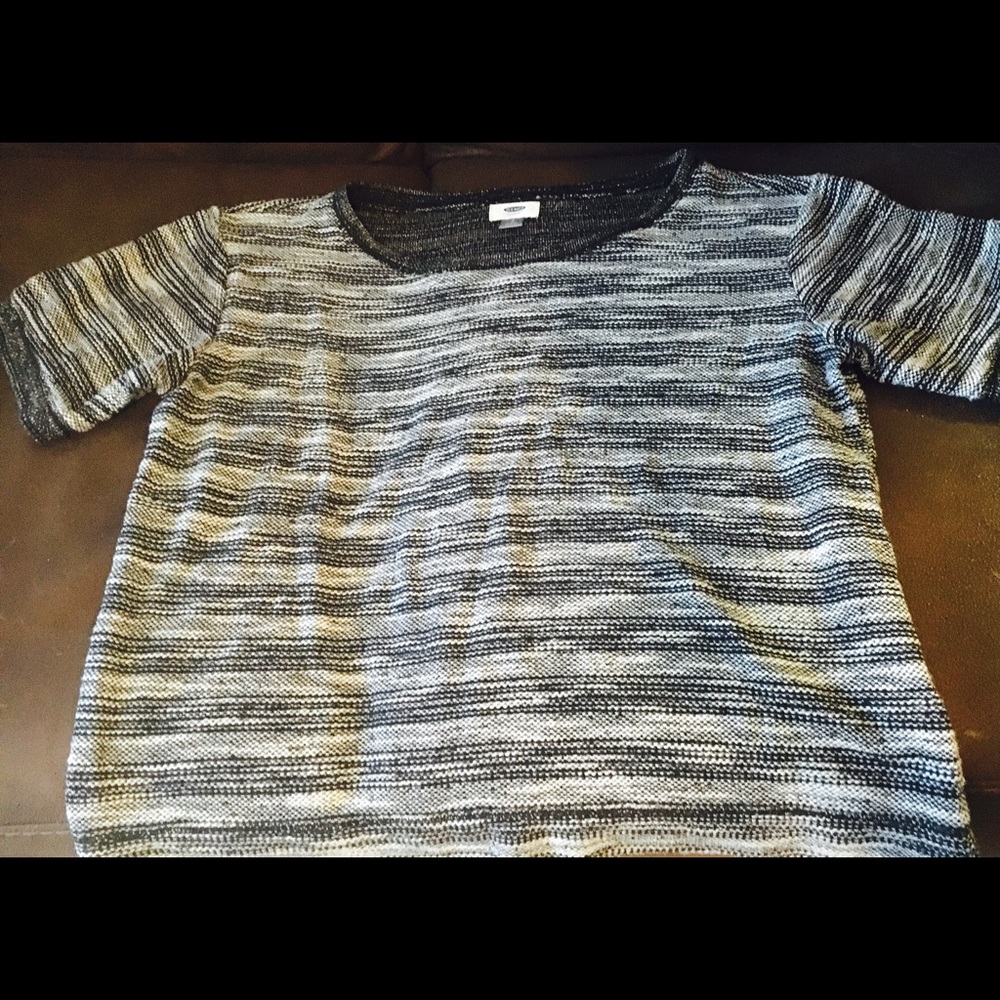 Black and white shirt