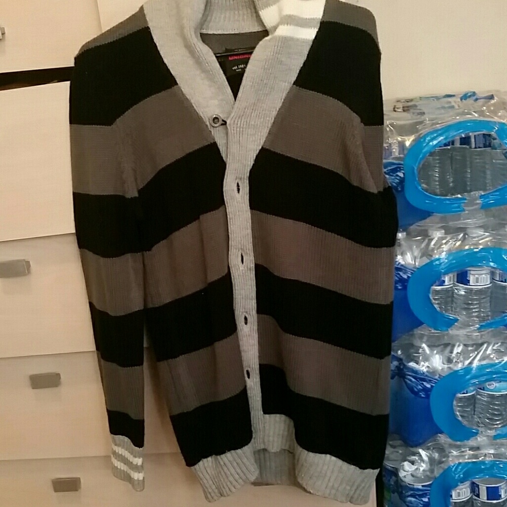 Grey and Black Cardigan