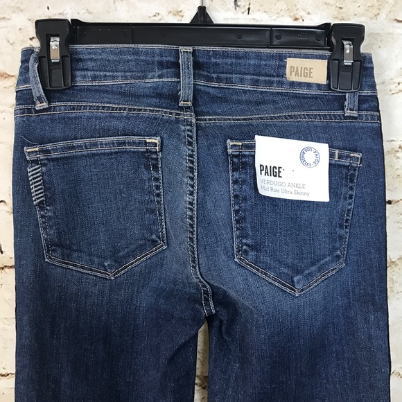 Paige Jeans Verdugo Ankle Ultra Skinny 0163/164 - Picture 4 of 8