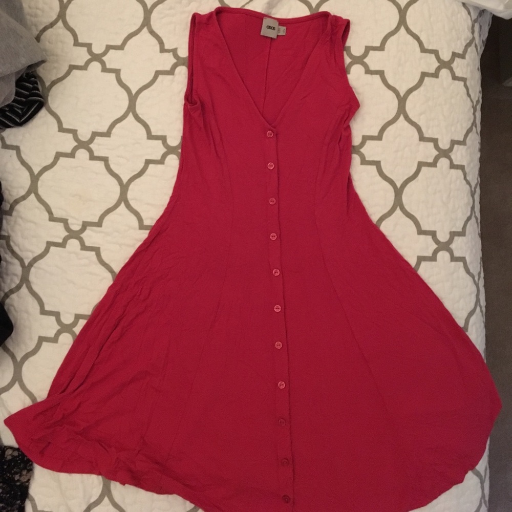 ASOS Pink 90s Skater Dress