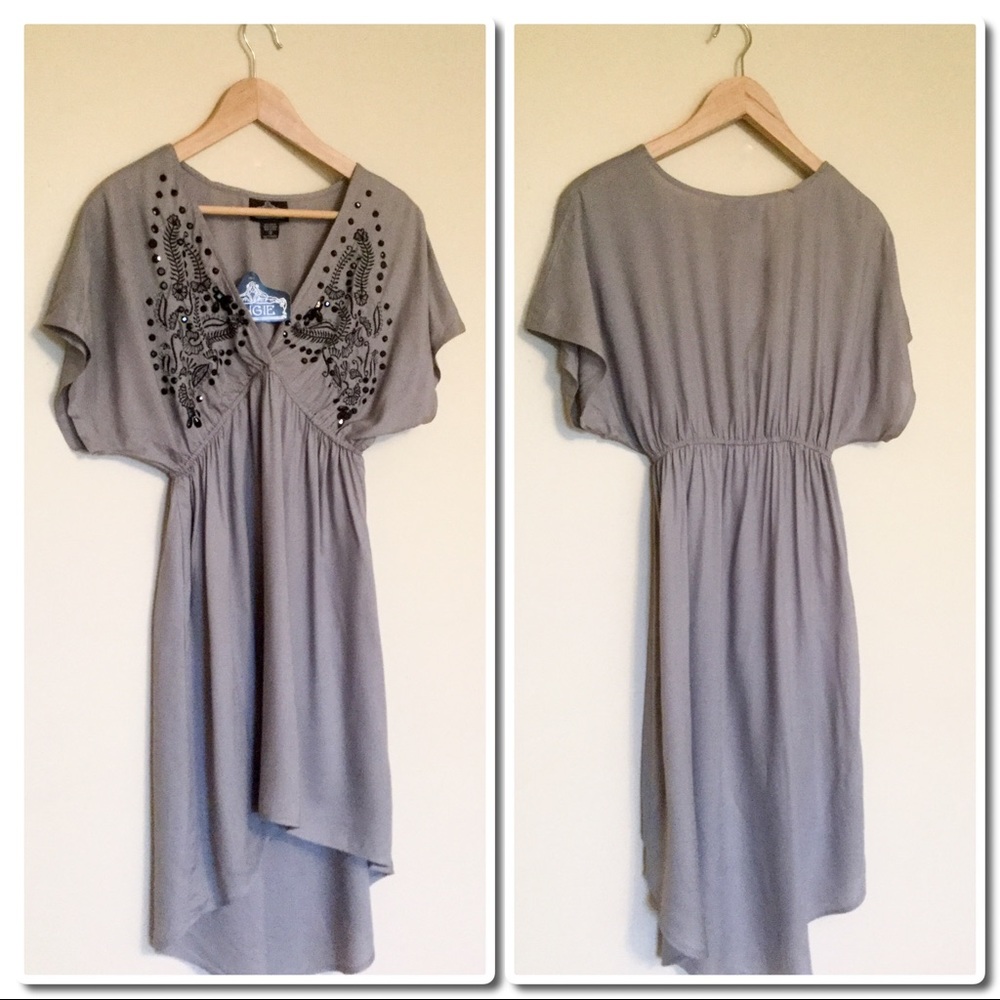 Boho Kimono Sleeve Hi Lo Dress - Picture 6 of 8