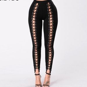LACE UP LEGGINGS