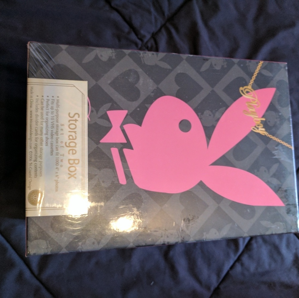 Playboy storage boxes