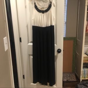 Elegant full length Grecian-like dress