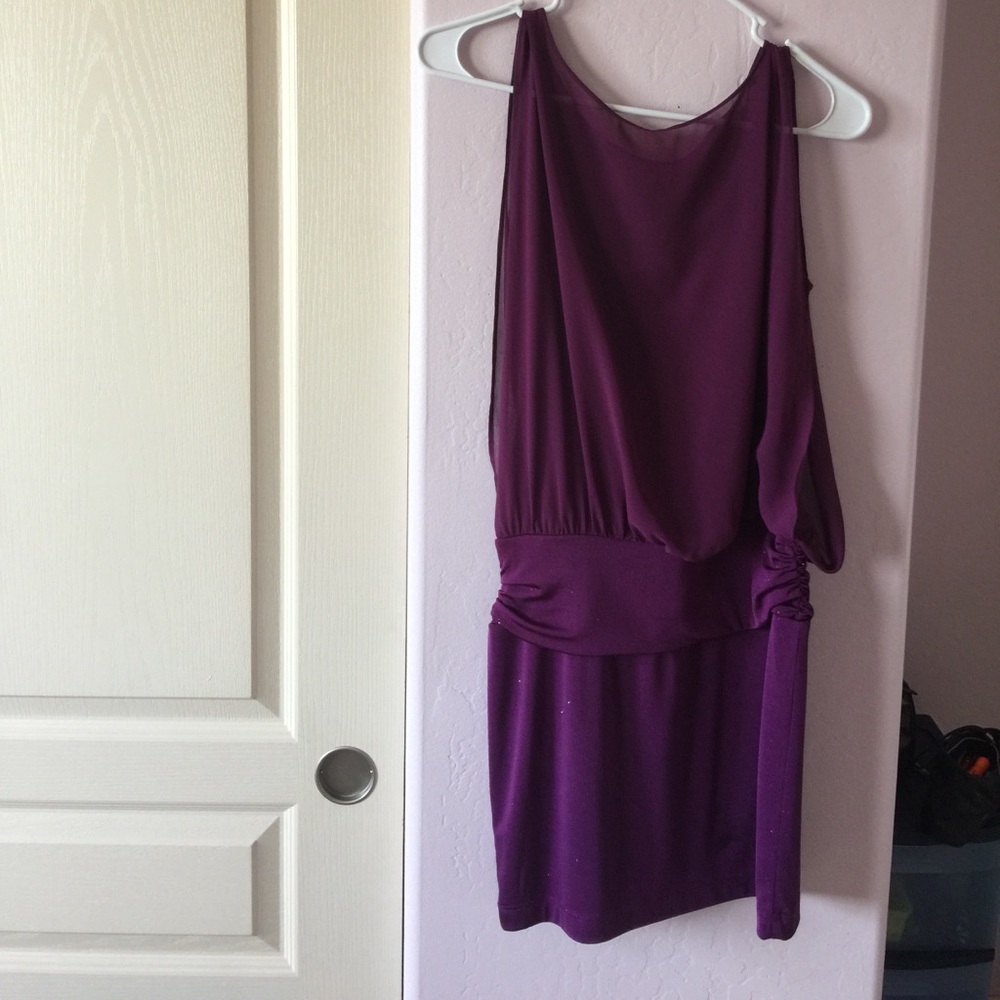 Purple Cocktail Dress