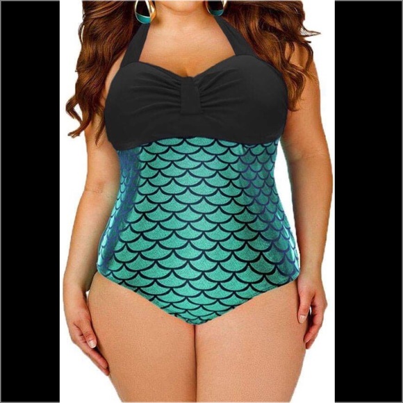 Other - LAST‼️Black Mermaid Swimsuit