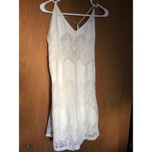 White lace dress