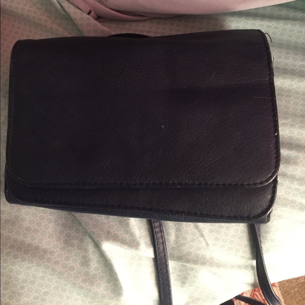 Navy blue cross body