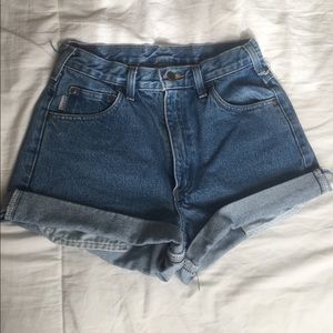 High waisted Carhartt shorts