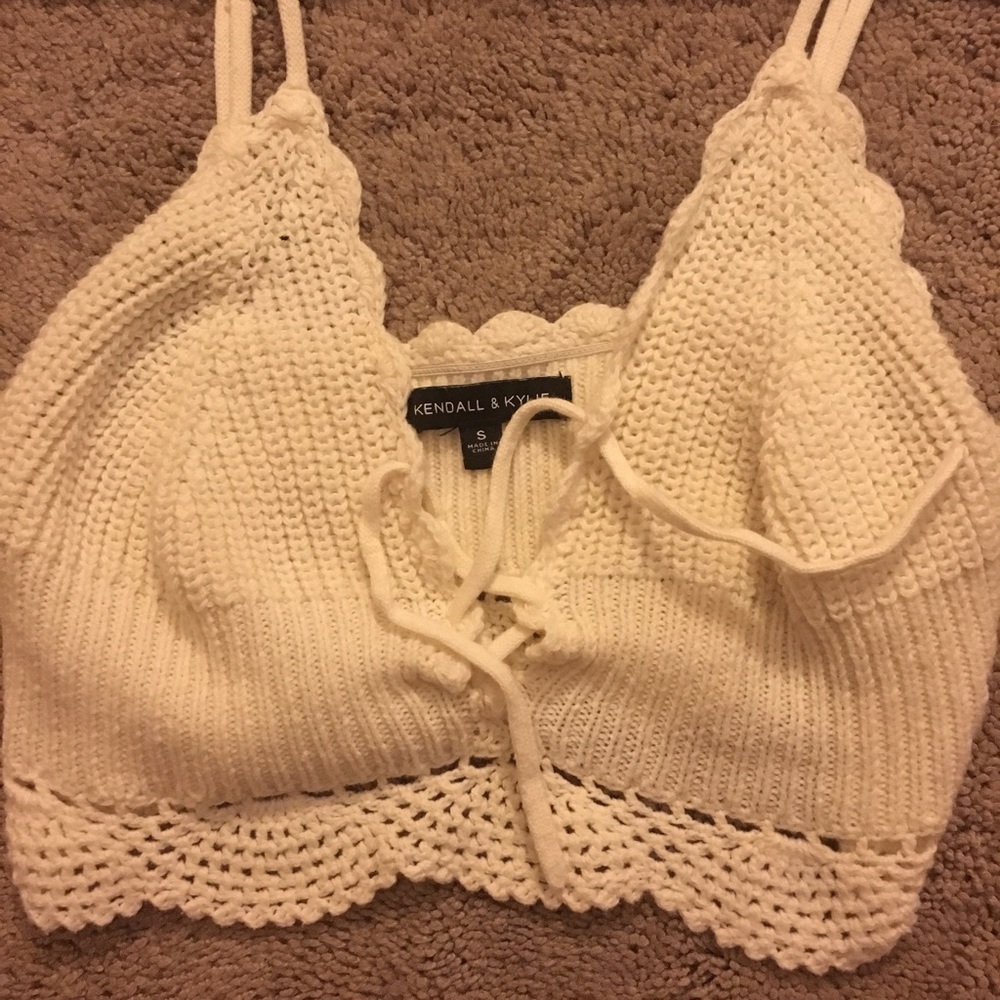 Kendall & Kylie Crochet Crop Top - Picture 3 of 4