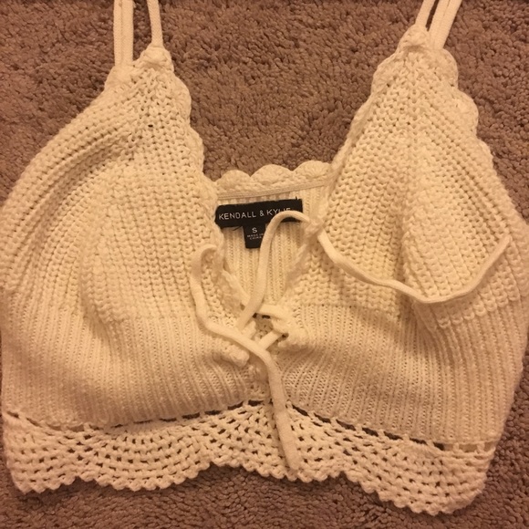 Kendall & Kylie Crochet Crop Top - Picture 3 of 4