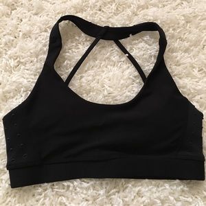 Steven Madden Black Sports Bra