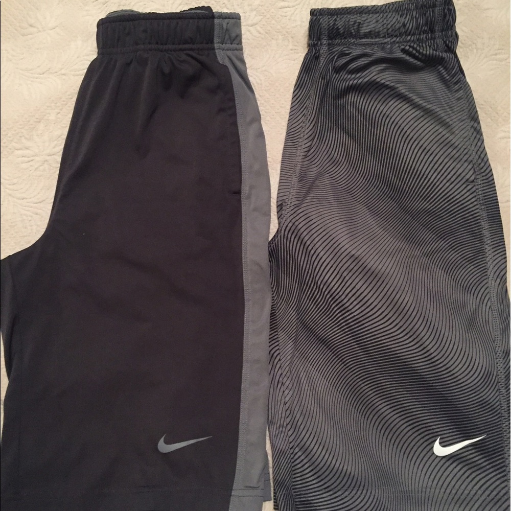 (2) Youth Boy's Nike Dri-Fit shorts