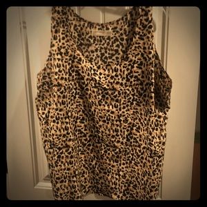 Leopard tank top