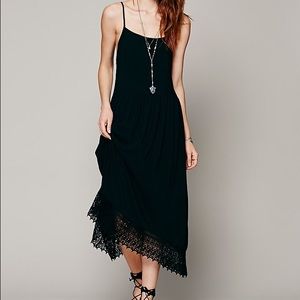 Free People Easy Breezy Crochet Slipdress