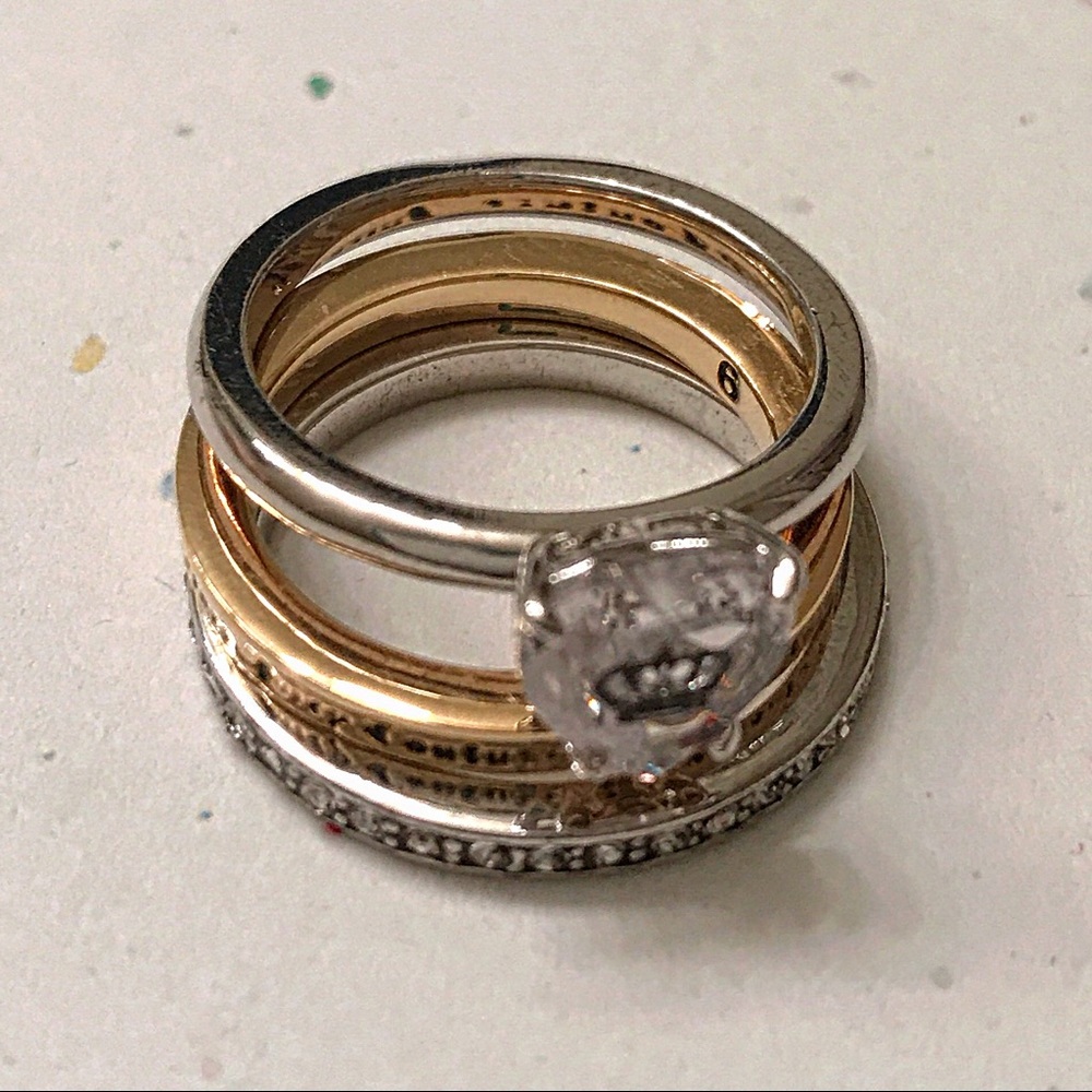 Juicy Couture Stackable Rings - Picture 2 of 6