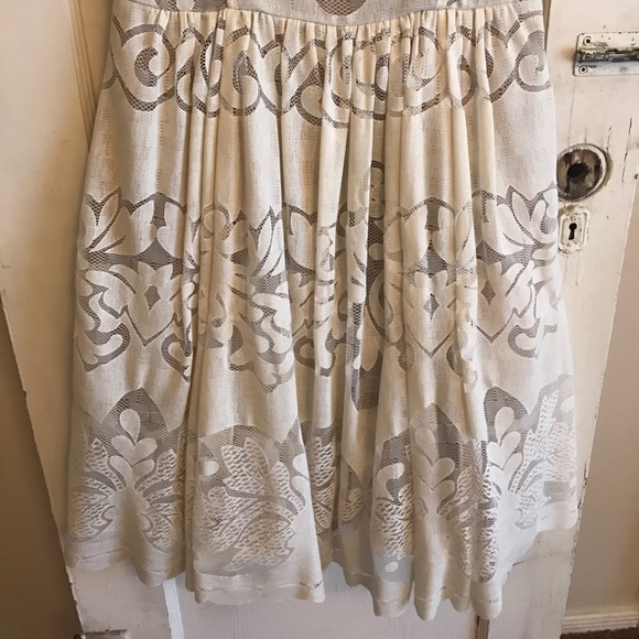 Anthro white lace dress - Picture 3 of 7