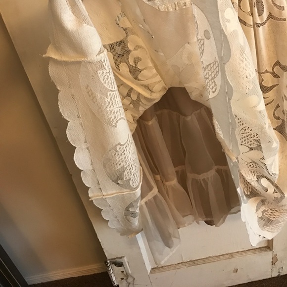 Anthro white lace dress - Picture 6 of 7