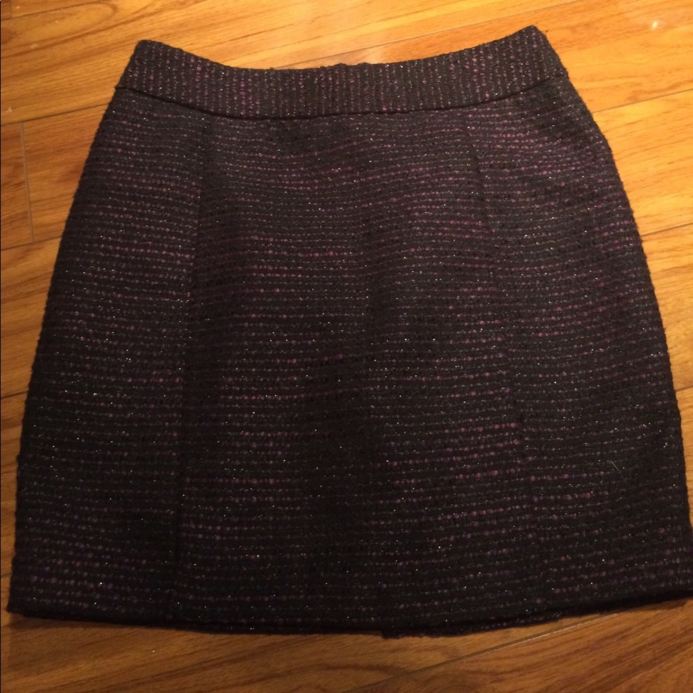 Purple and black skirt