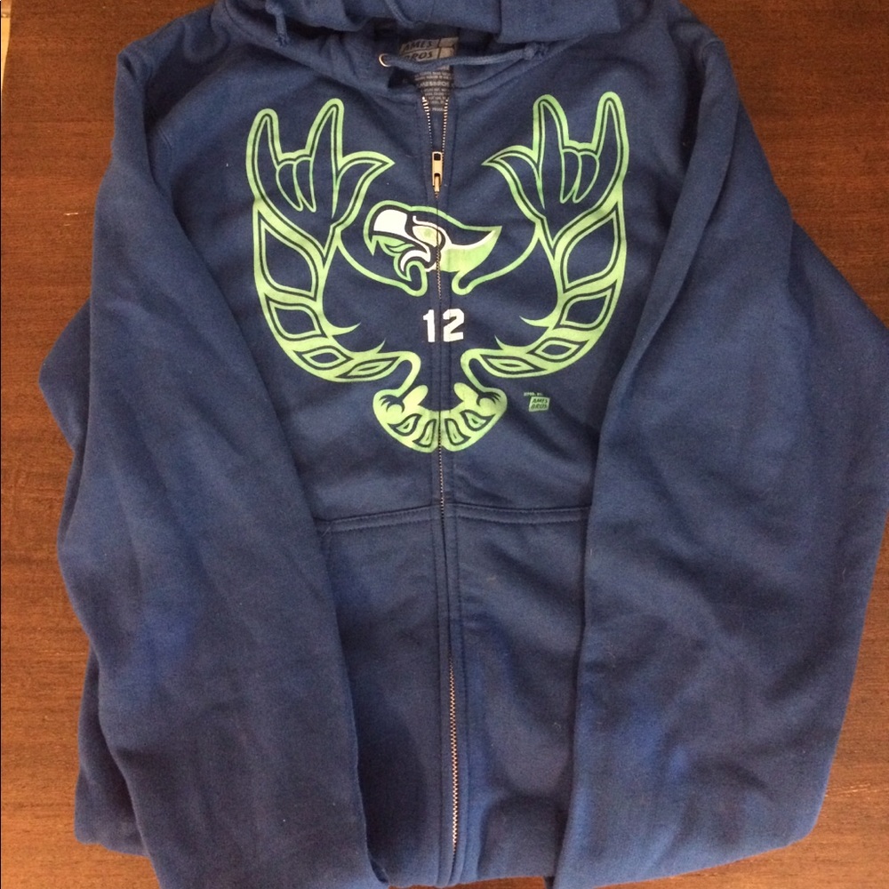 Seattle Seahawks Sweatshirt Jacket
