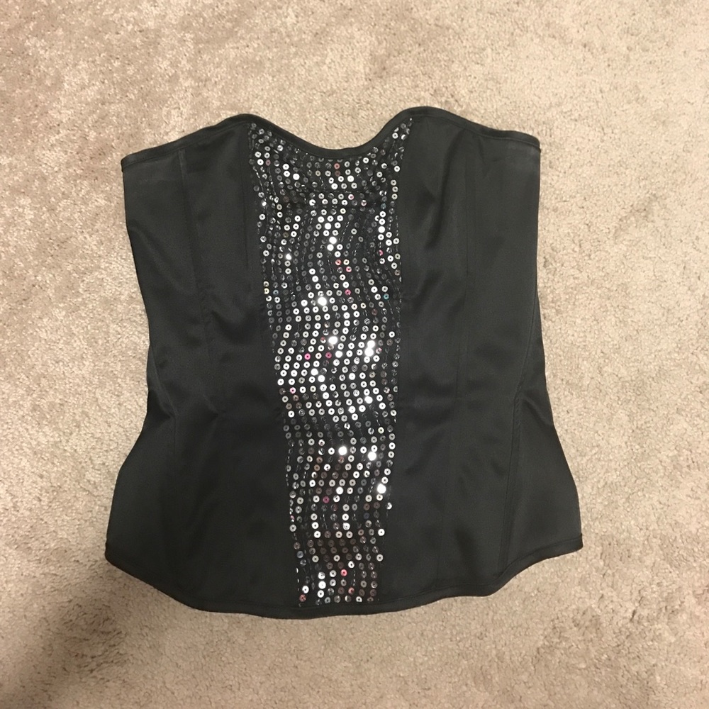 Sparkle sequin corset