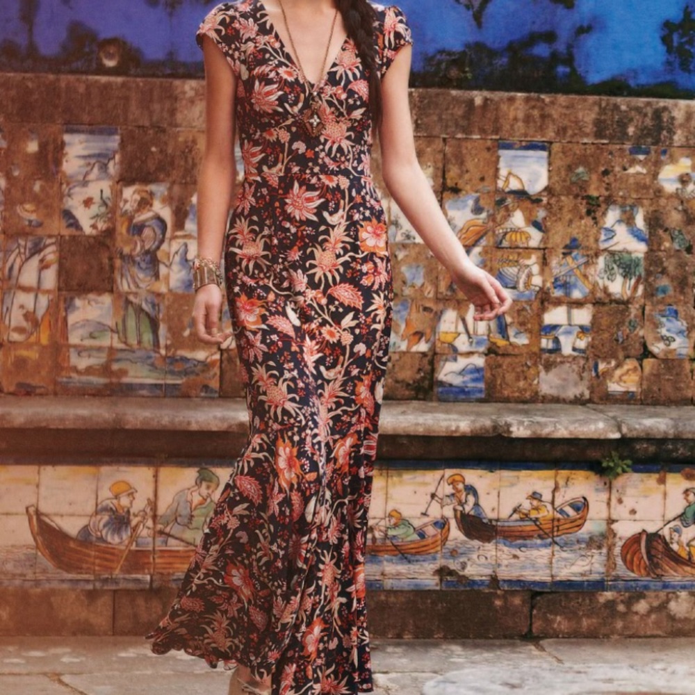 Bruna Maxi Dress by Leifsdottir - Anthropologie