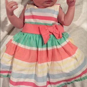 Carter's NB party dress with Diaper cover