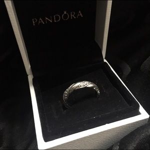 Pandora Ribbon of Love Ring