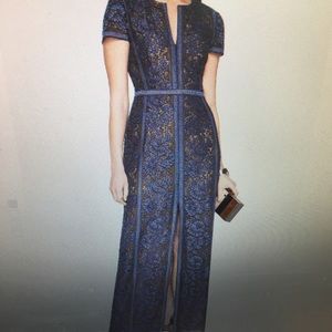 BCBG Evening Gown - Blue Lace - Size 10
