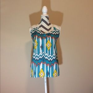 Adorable, Large Aztec Print, Boutique Top