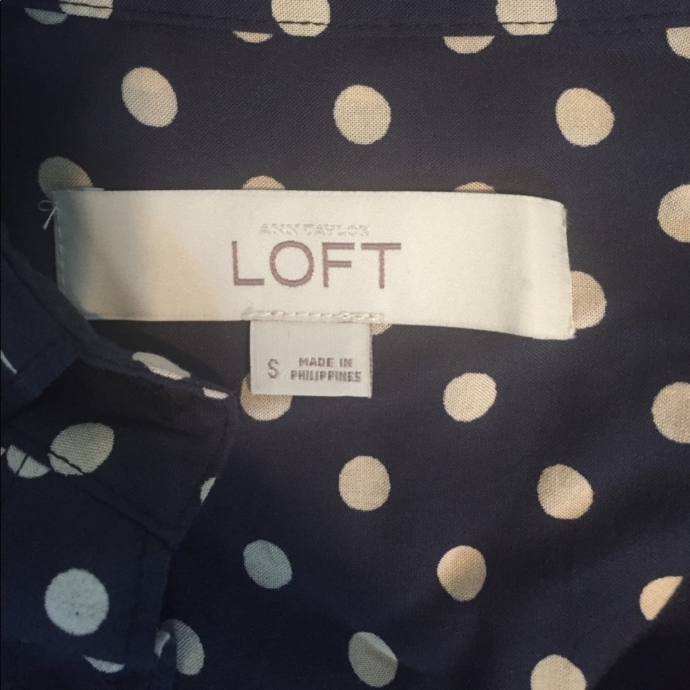 Polka dot button down - Picture 2 of 2