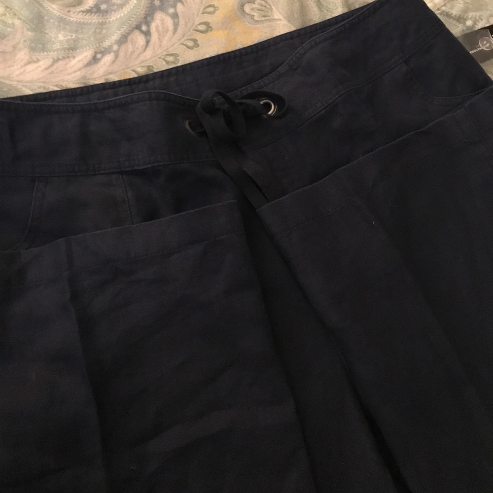 NWT Navy Linen Pants