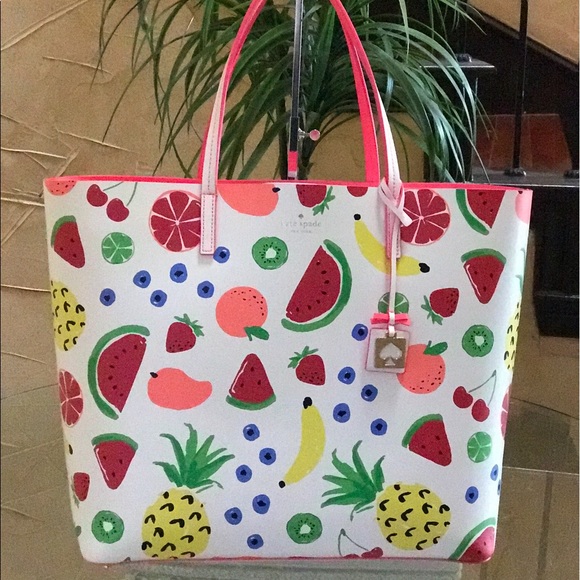 kate spade Handbags - NWT Kate Spade How Refreshing Len Fruit Medleytote