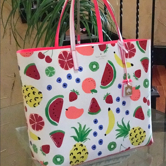 NWT Kate Spade How Refreshing Len Fruit Medleytote - Picture 3 of 8