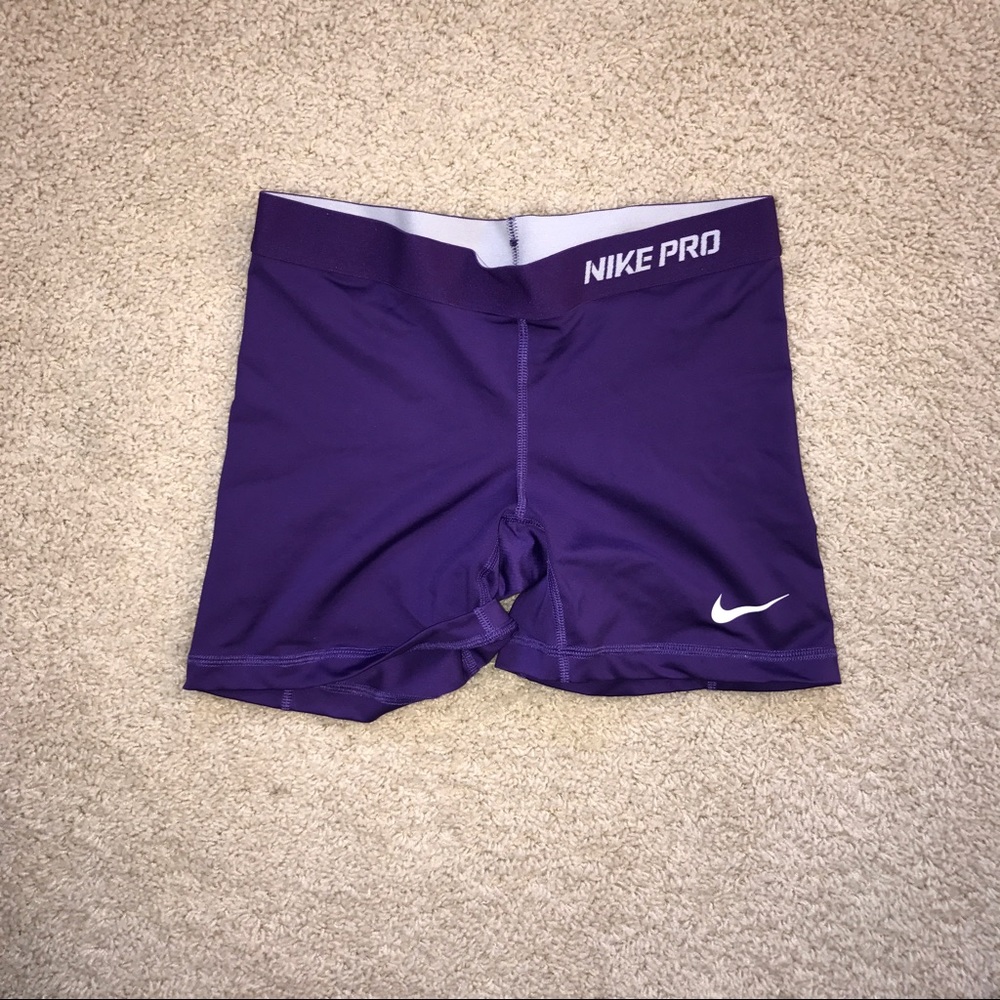 Purple Nike Pro Sandex