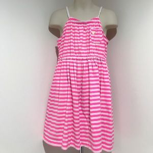 Carter's Size 5 Pink & White Stripe Summer Dress