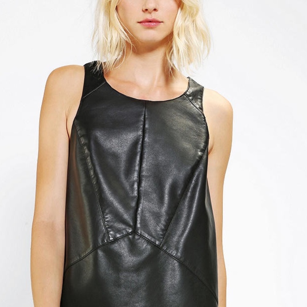 Silence and Noise Leather Dress