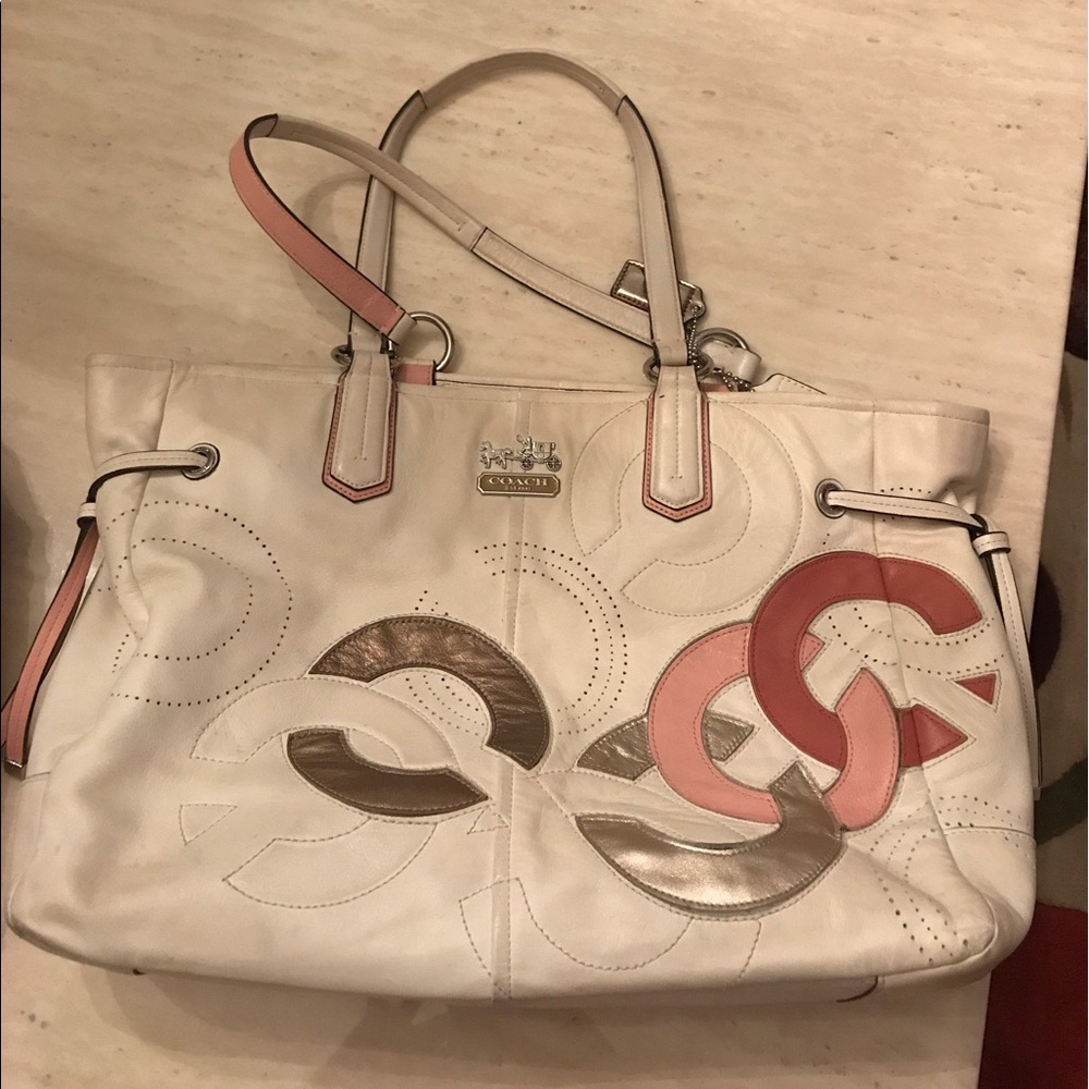 Leather Coach bag