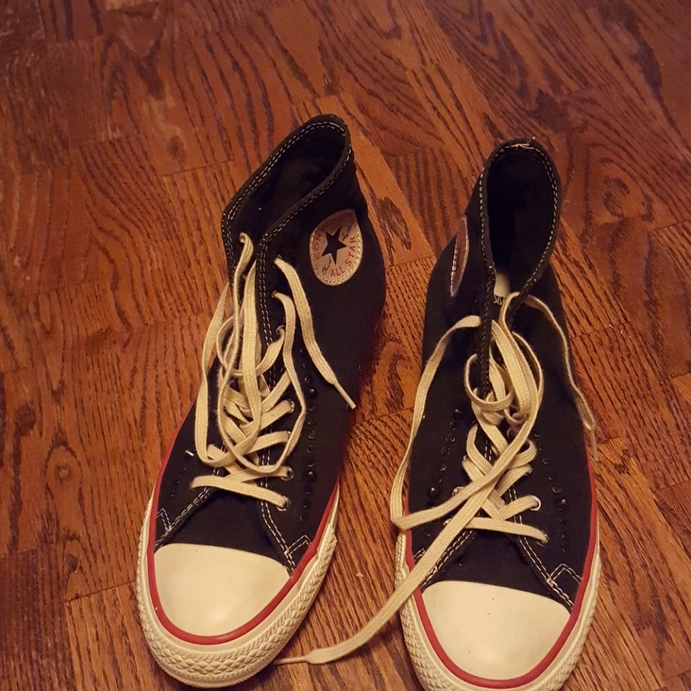 Converse high top shoe