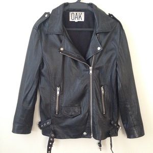 Biker Leather Jacket by OAK