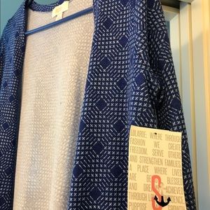 Lularoe Sarah Blue Size Small - NWT