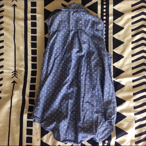 Light blue button up blouse - Picture 2 of 3