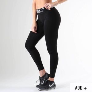 Gymshark Black Fit Legging-small -price is firm