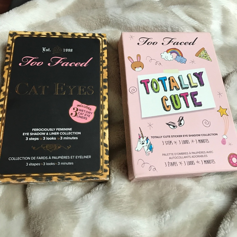AUTHENTIC TOO FACED CAT EYES AND TOO CUTE $36 EACH