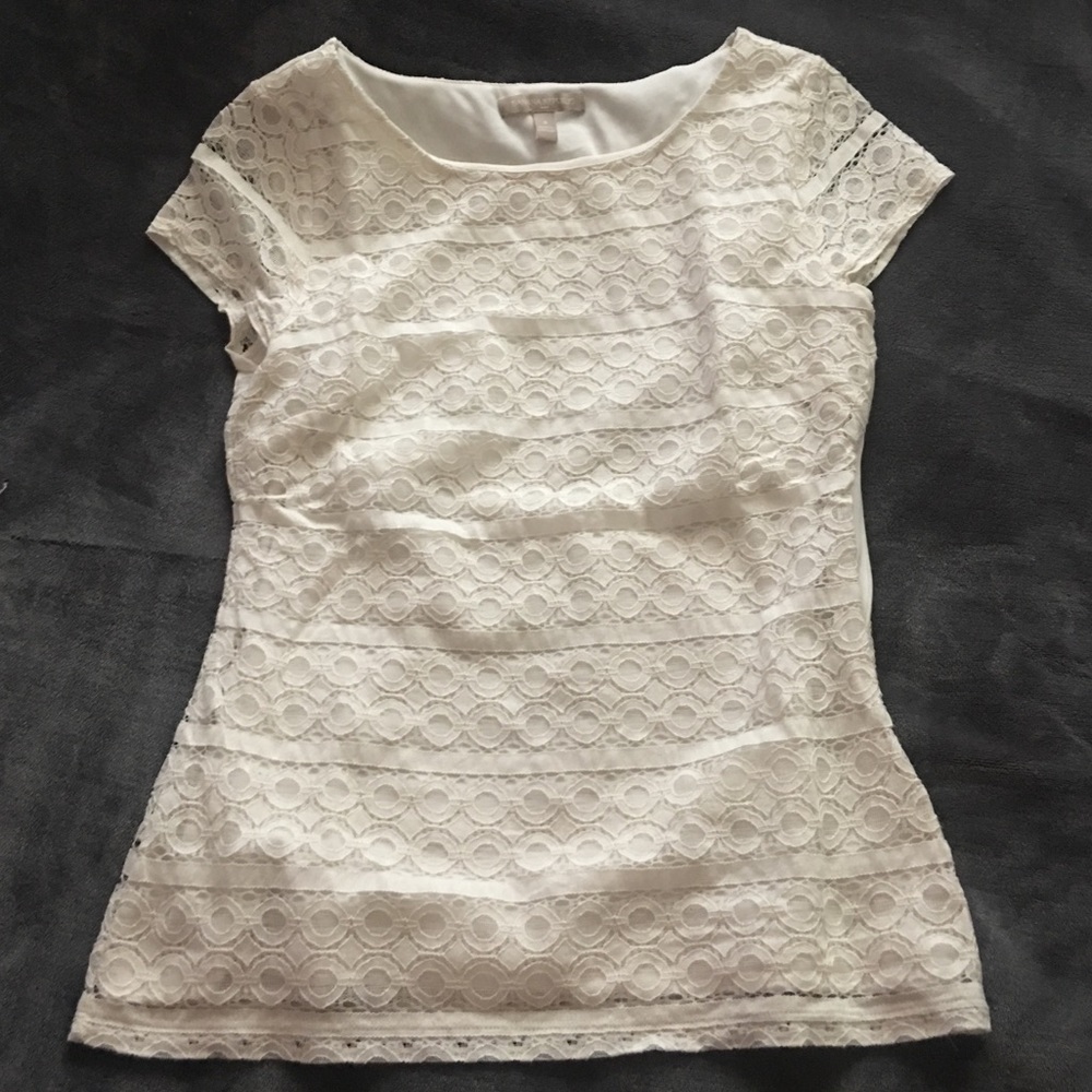 Banana republic lace shirt